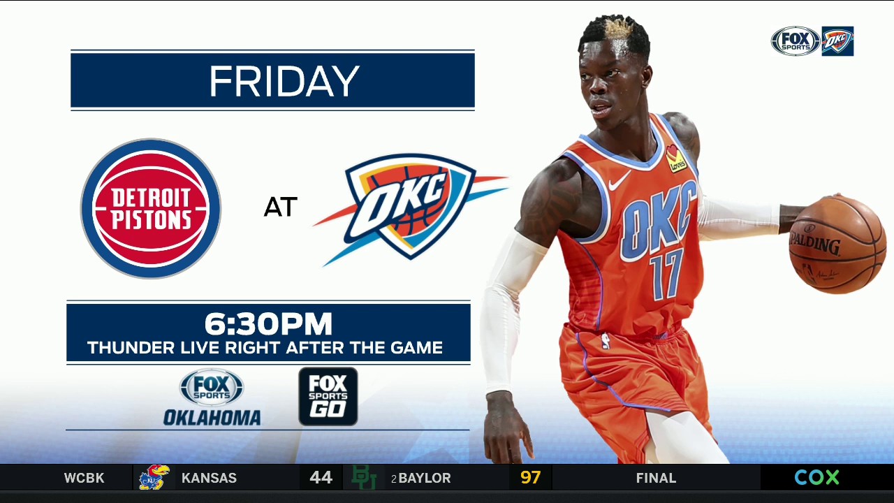 LOOK AHEAD: Pistons at Thunder | Thunder Live